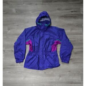 Vintage Columbia Longs Peak Jacket Youth Girls‎ XL Parka Ski Coat Shell 80s 90s